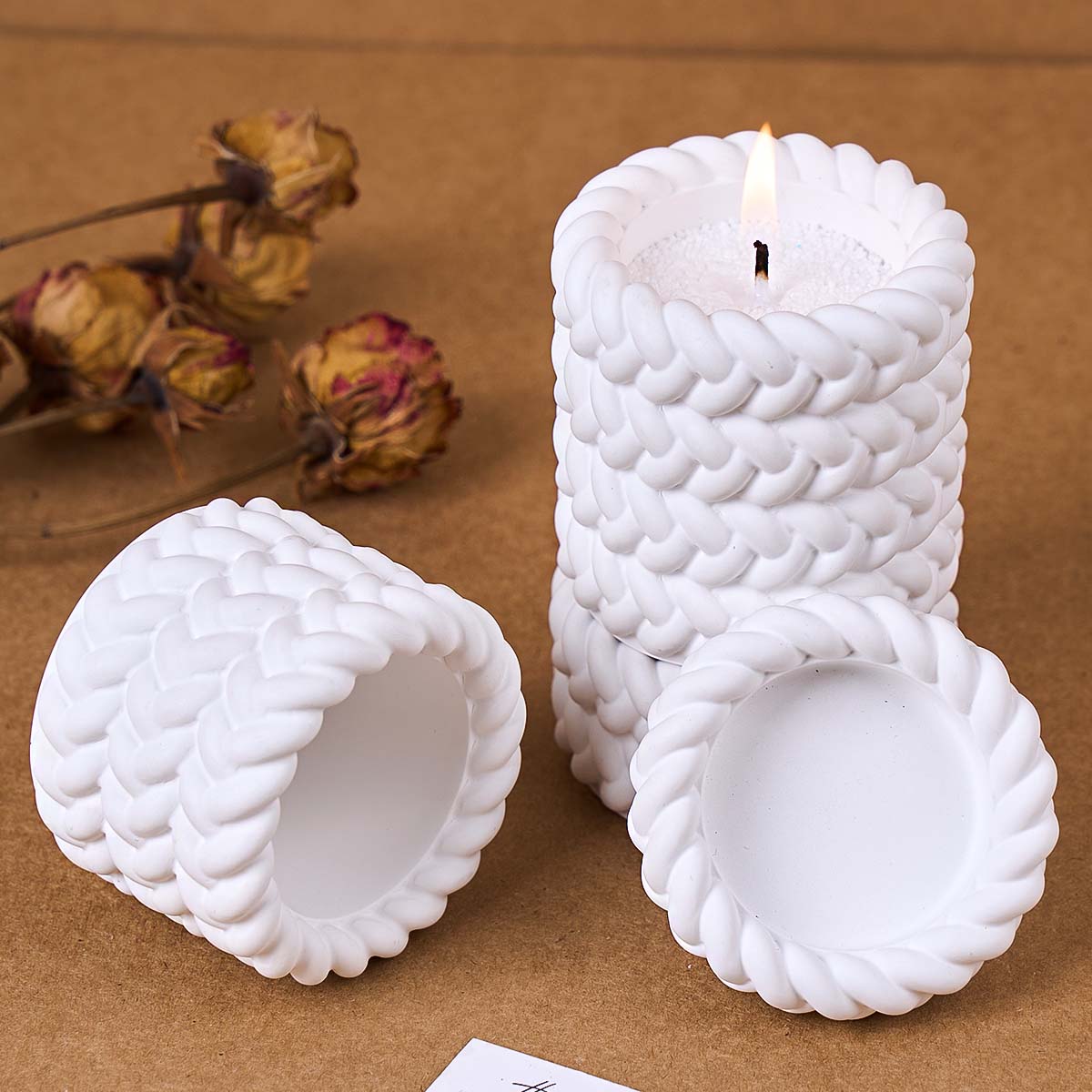1/2/3/4 Floors Hemp Rope Candl - Candle Making Jug recension och pris