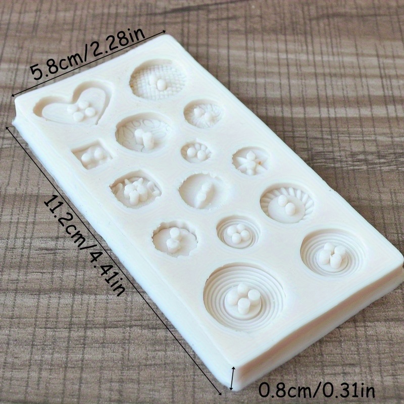 Buttons Shape Silicone Mold Si - Candle Making Tutorial recension och pris