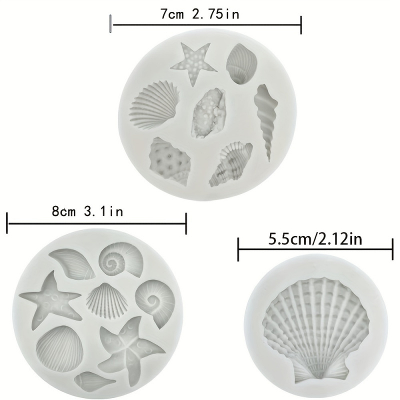 3pcs/set, Shell Mold Set, Irre - Candle Making Kits recension och pris