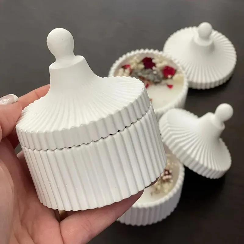 2pcs silicone candle jar mold  - Candle Making Jars With Lids recension och pris