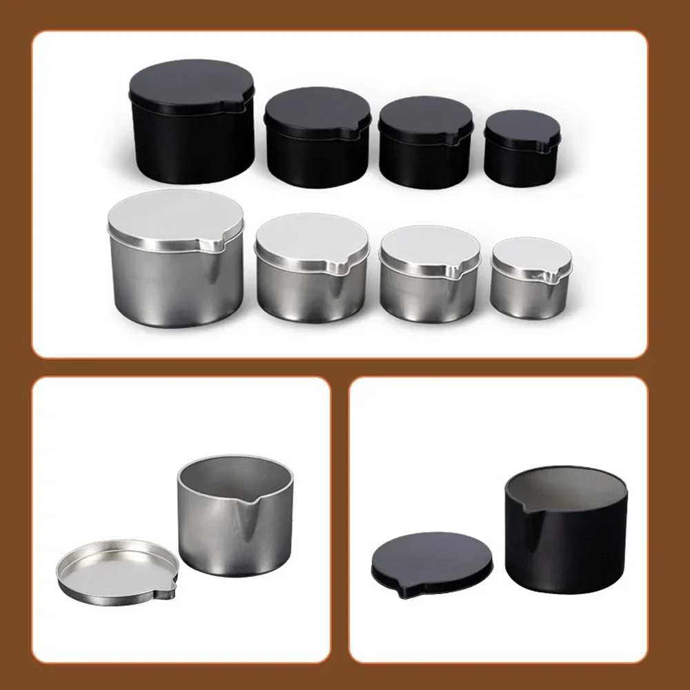 12PCS Silver Black Metal Tins  - Candle Making Jug recension och pris